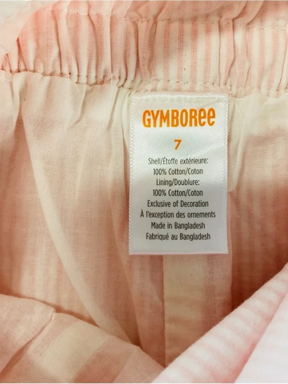 NWT GYMBOREE Seersucker Peaches Romper